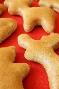 Gingerbread cookies, soft and sugar free